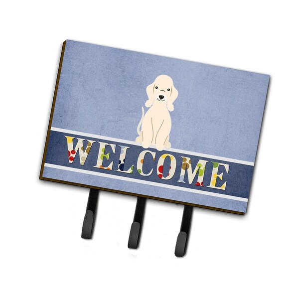 Carolines Treasures Bedlington Terrier Sandy Welcome Leash or Key Holder BB5672TH68 - main